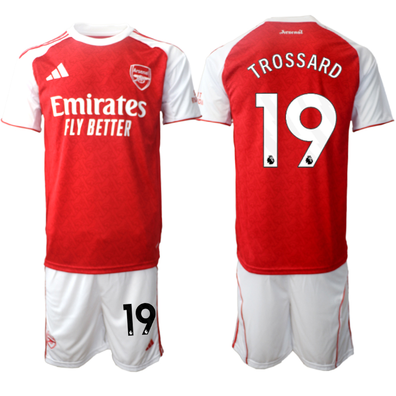 Men 2025-2026 Club Arsenal home red #19 Soccer Jersey 01